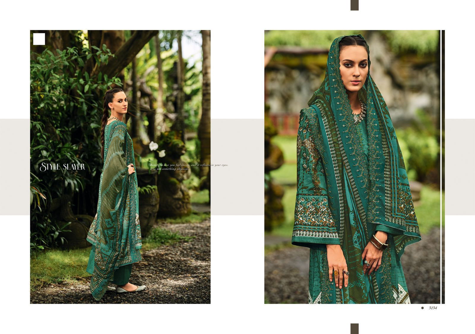 Bin Saeed Lawn Collection 3 By Deepsy Cotton Salwar Suits Catalog